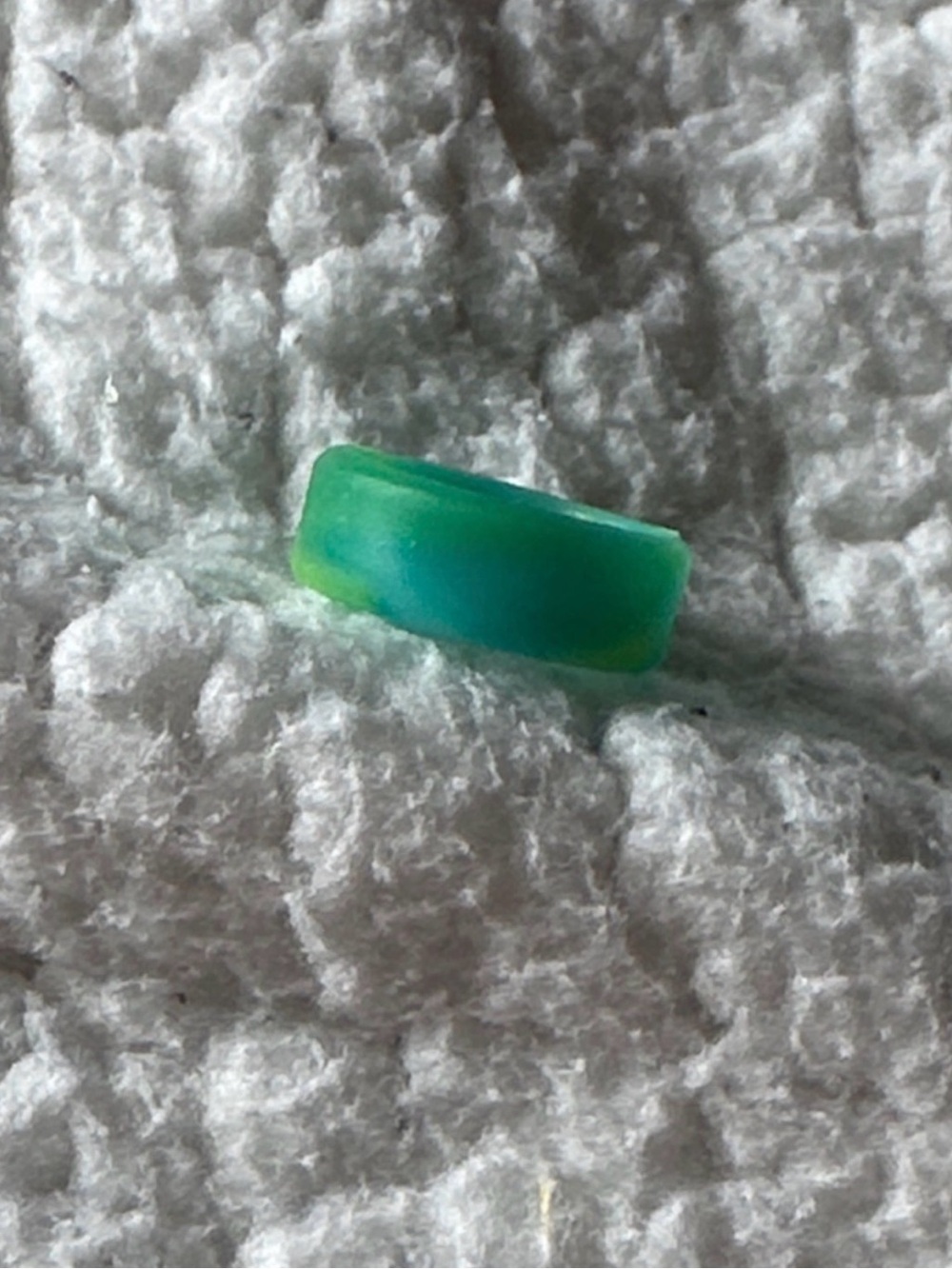 QALO Aurora Blue Glow Silicone Ring